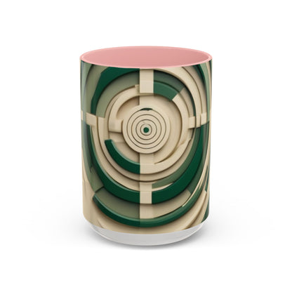 boostlete-mile-by-mile-icon-target-3d-modern-0306 — Accent Mug 11/15oz