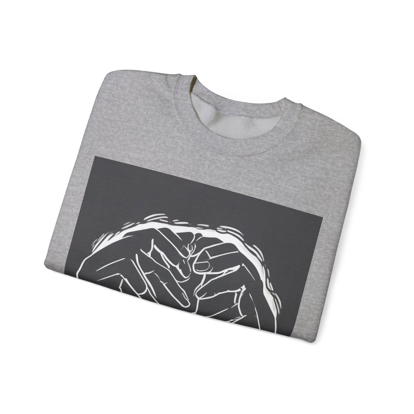 boostlete-am-crew-scene-athlete-high-modern-0308 — Unisex Heavy Blend Crewneck Sweatshirt (Gildan)