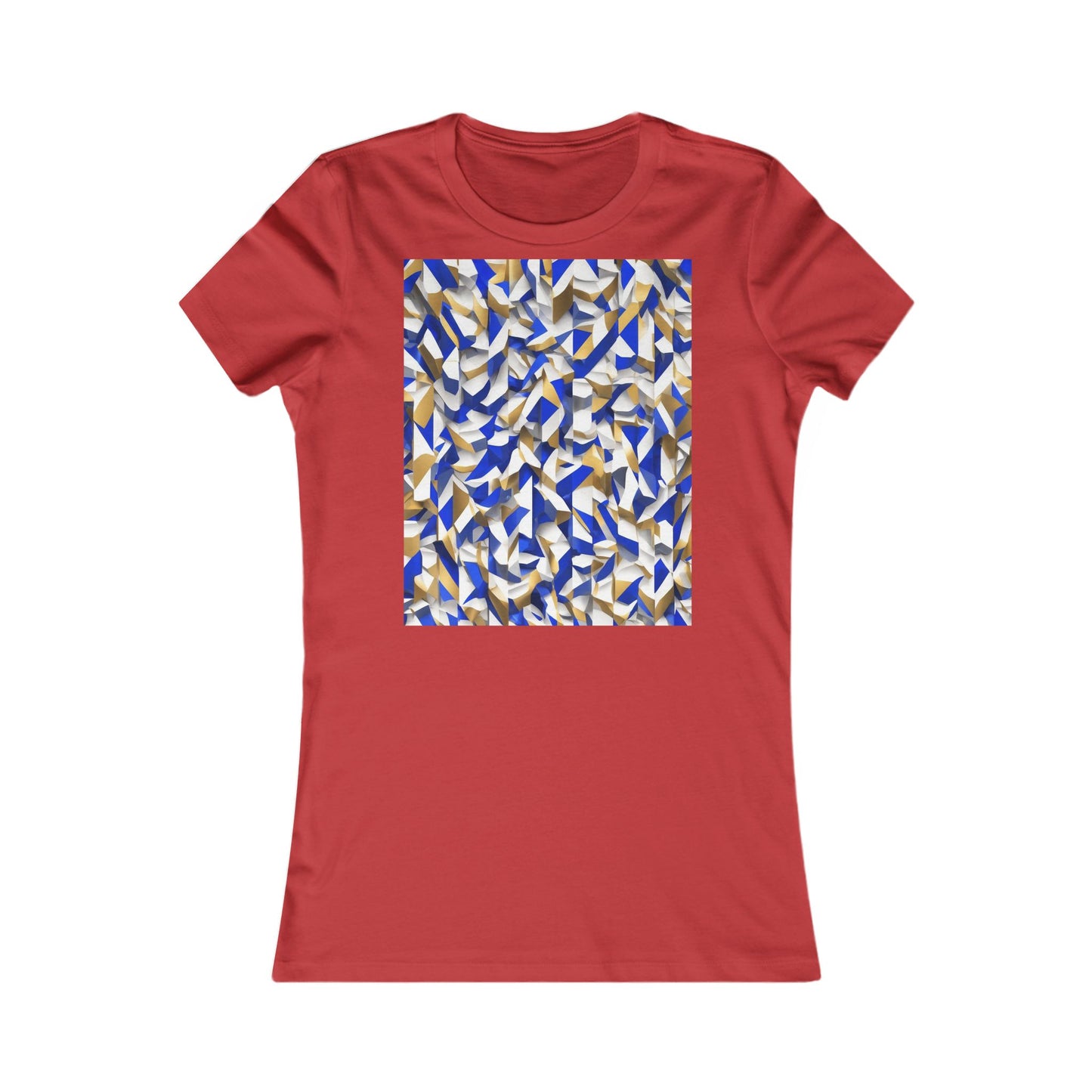 boostlete-boost-mode-type-charge-ahead-vertical-isometric-0221 — Women's Favorite Tee (B+C 6004)