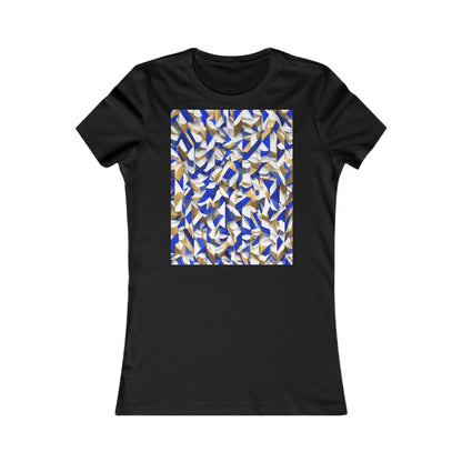 boostlete-boost-mode-type-charge-ahead-vertical-isometric-0221 — Women's Favorite Tee (B+C 6004)