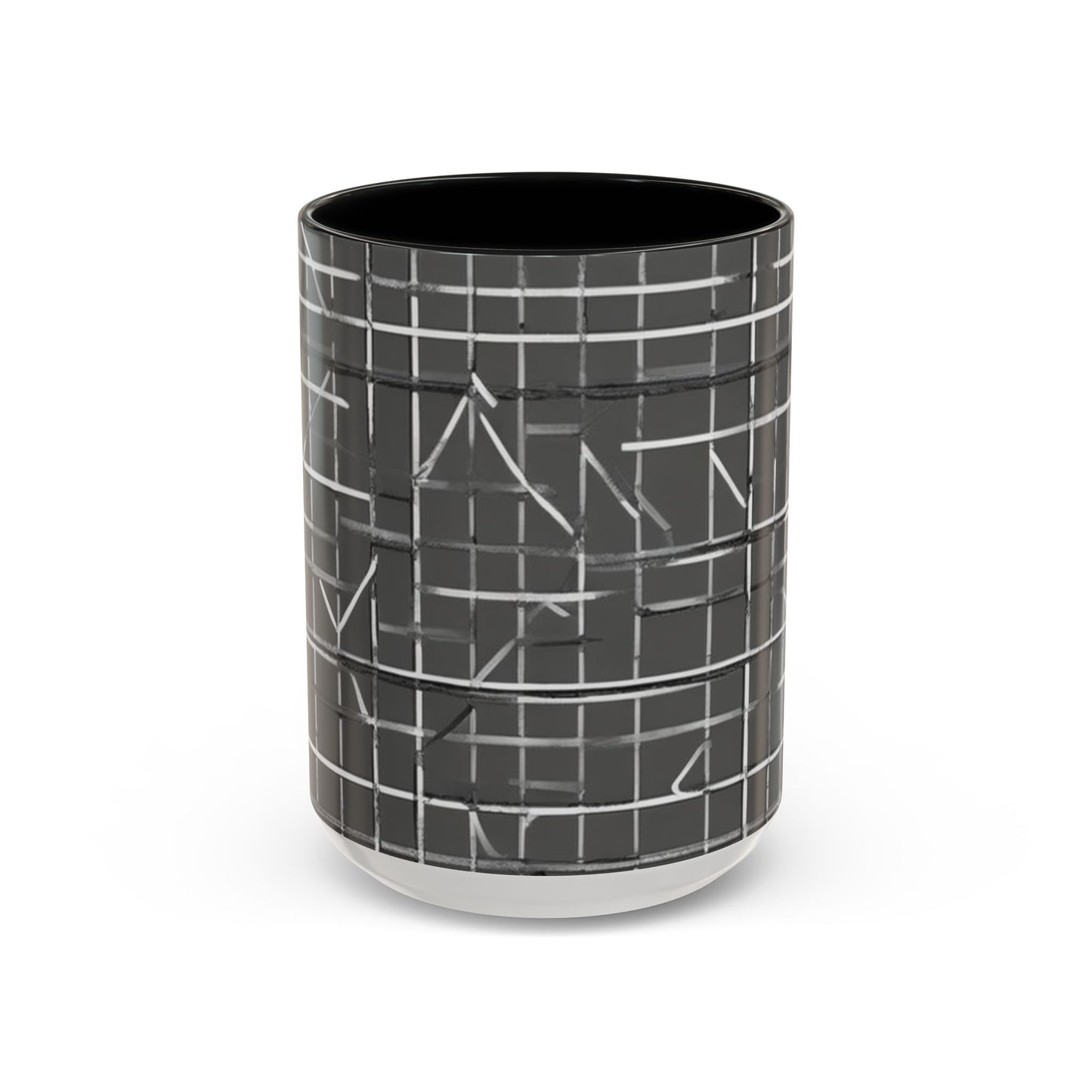 boostlete-rise-grind-pattern-plate-number-monoline-0291 — Accent Mug 11/15oz