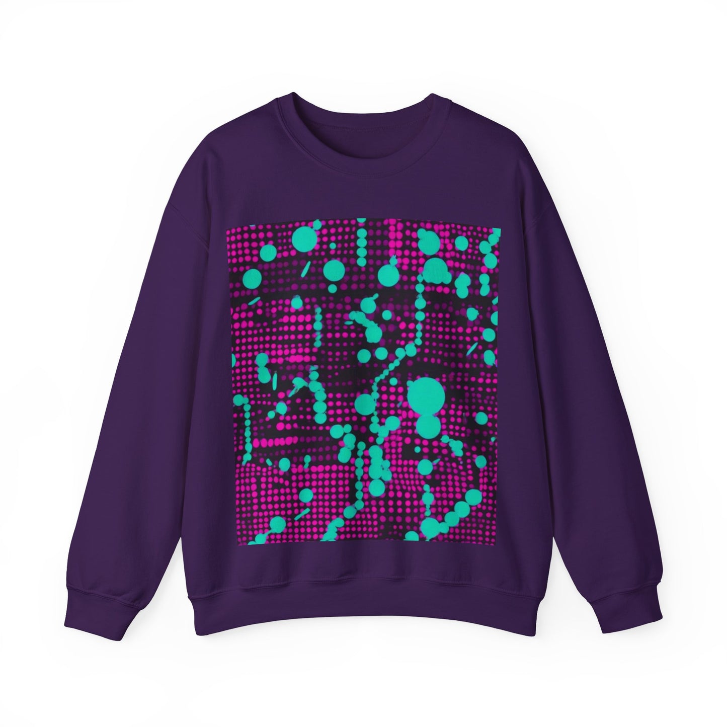 boostlete-pr-season-pattern-dotted-retro-0891 — Unisex Heavy Blend Crewneck (G18000)