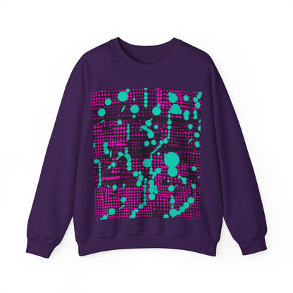 boostlete-pr-season-pattern-dotted-retro-0891 — Unisex Heavy Blend Crewneck (G18000)