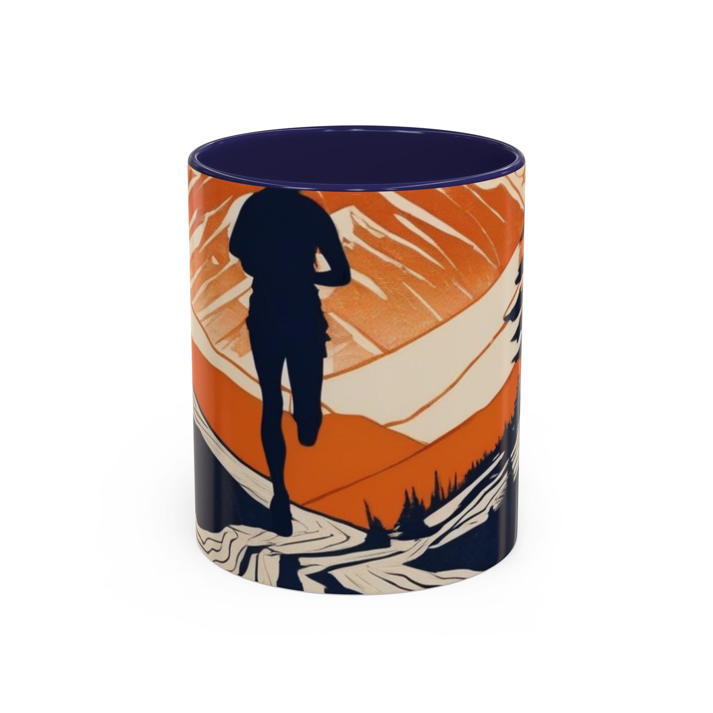 boostlete-iron-intent-scene-trail-glitch-badge-0100 — Accent Mug 11oz/15oz