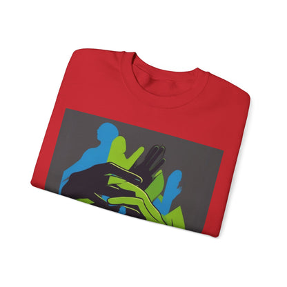 boostlete-mile-by-mile-scene-athlete-offset-modern-0824 — Unisex Heavy Blend Crewneck (G18000)