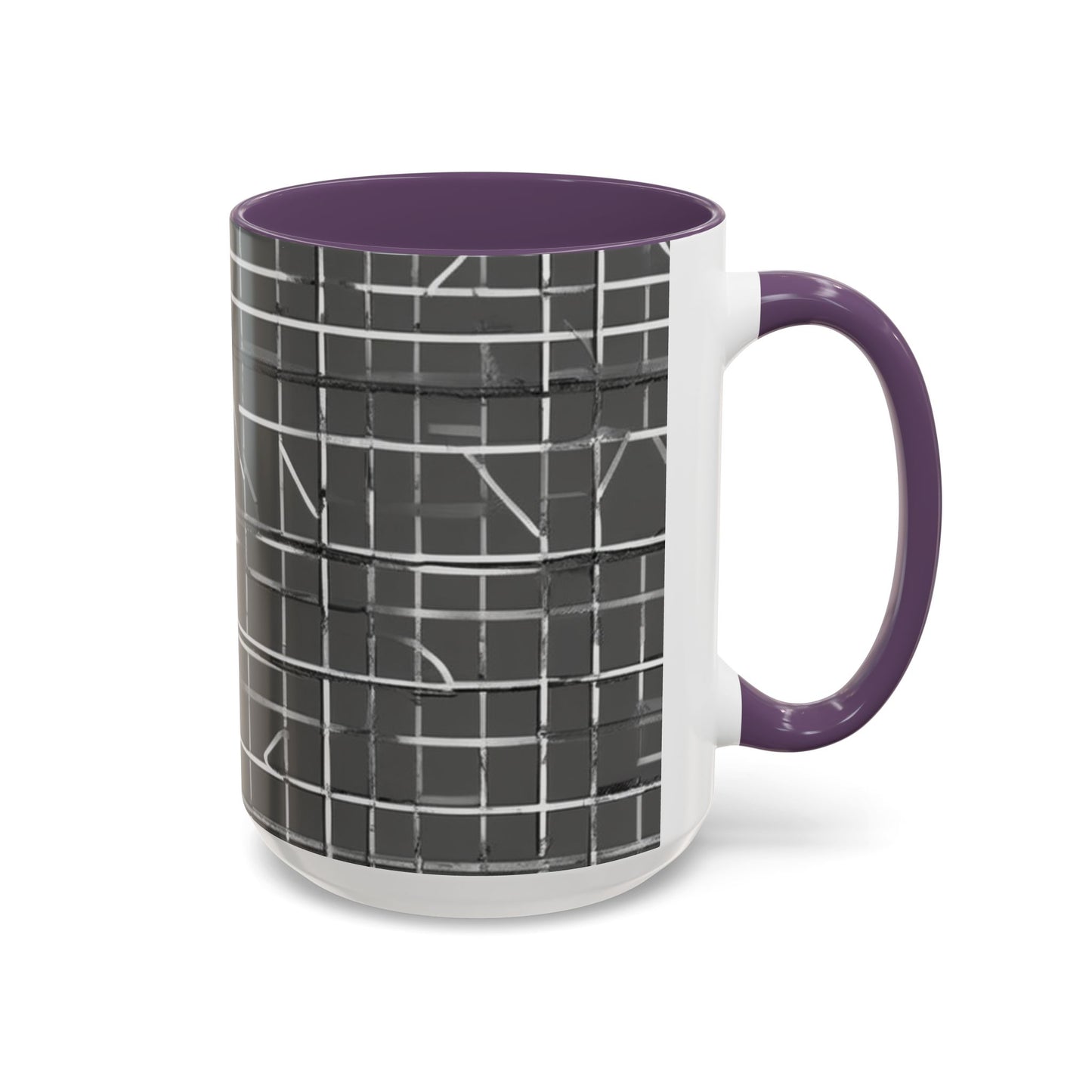 boostlete-rise-grind-pattern-plate-number-monoline-0291 — Accent Mug 11/15oz
