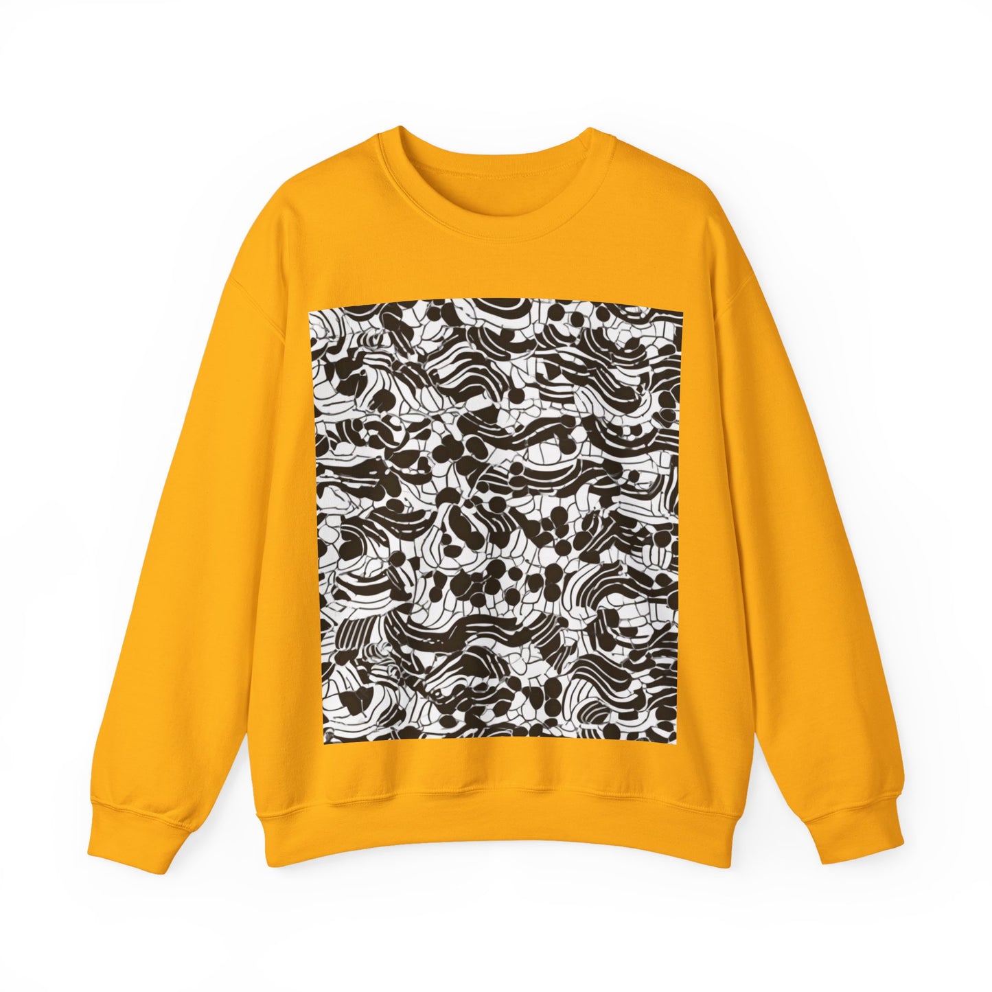 boostlete-rise-grind-pattern-dotted-line-art-0483 — Unisex Heavy Blend Crewneck (G18000)