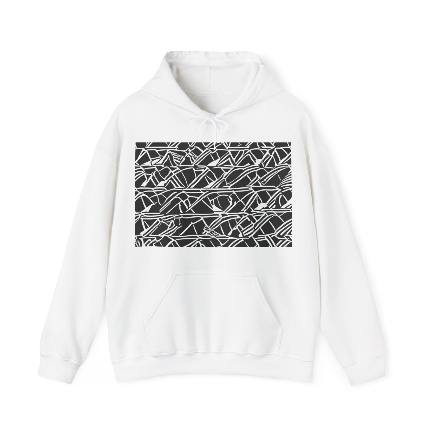 boostlete-boost-mode-pattern-stair-steps-athletic-0311 — Unisex Heavy Blend Hooded Sweatshirt (Gildan)