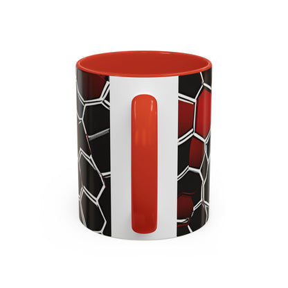 boostlete-quiet-power-pattern-hex-vector-0039 — Accent Mug 11/15oz