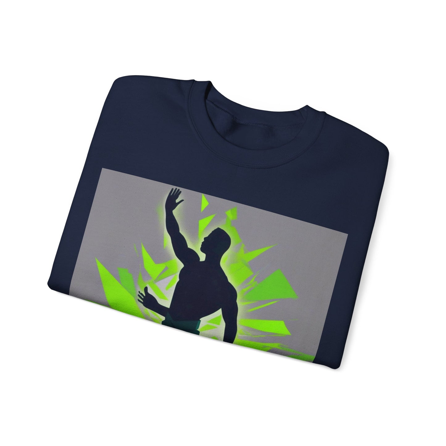 boostlete-mile-by-mile-scene-yogi-offset-isometric-0972 — Unisex Heavy Blend Crewneck (G18000)