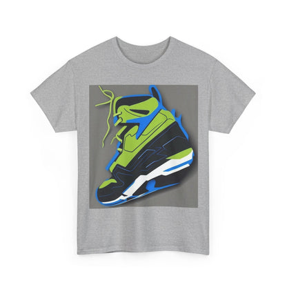 boostlete-quiet-power-icon-sneaker-duotone-paper-0066 — Unisex Heavy Cotton Tee (Gildan 5000)