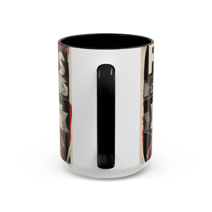 boostlete-mile-by-mile-type-focus-over-feelings-split-retro-0841 — Accent Mug 11/15oz