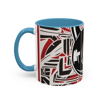 boostlete-recovery-progress-icon-kettlebell-outline-industrial-0366 — Accent Mug 11oz/15oz