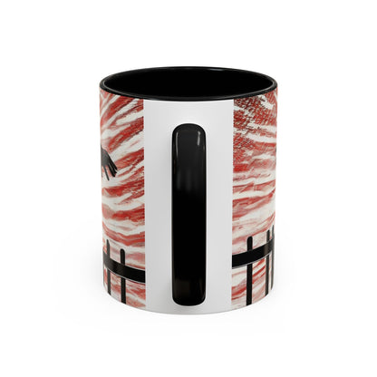 boostlete-recovery-progress-scene-hurdler-halftone-engraved-0212 — Accent Mug 11oz/15oz