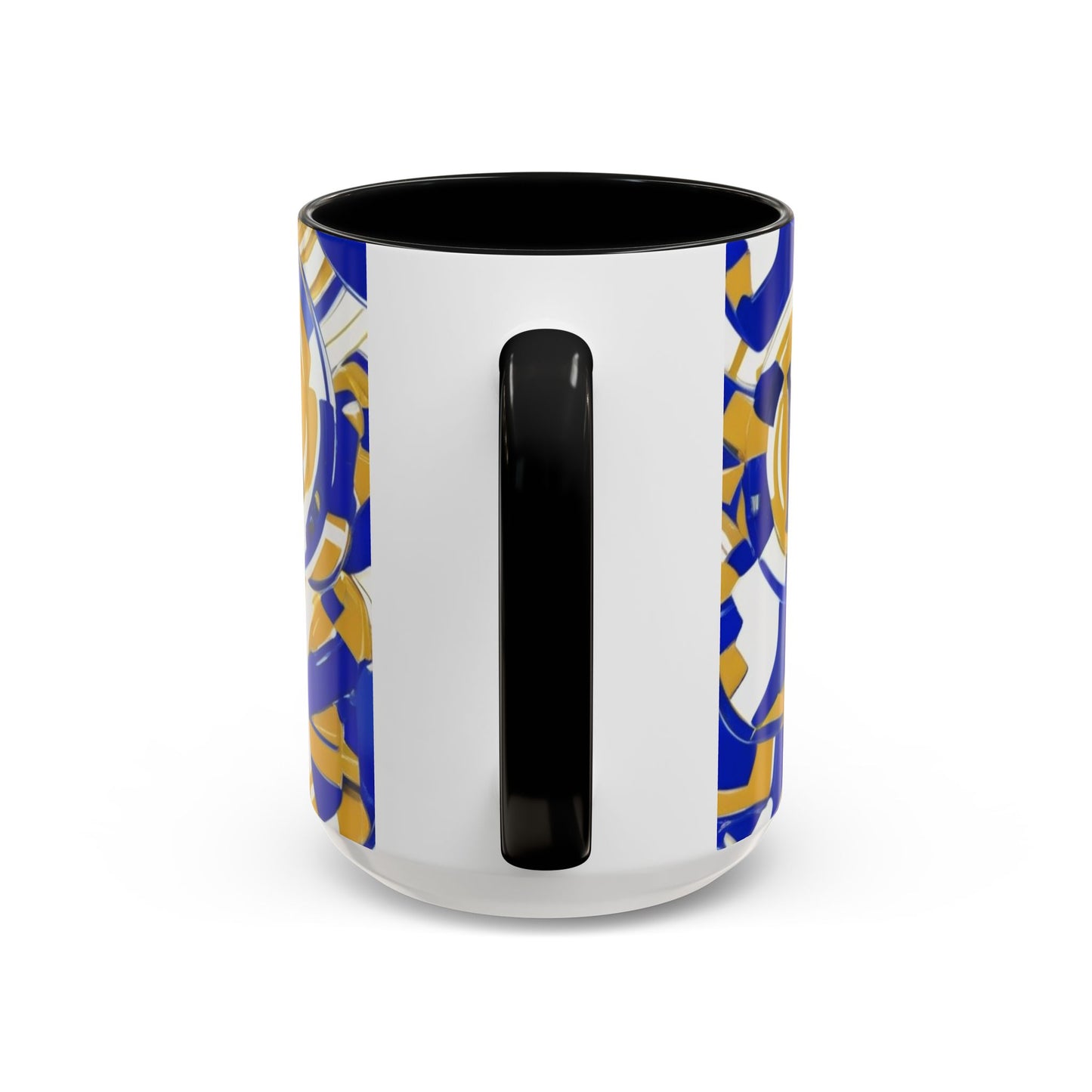 boostlete-field-day-icon-barbell-grainy-line-art-0906 — Accent Mug 11/15oz