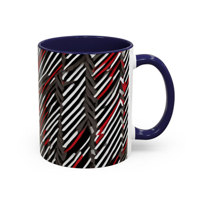 boostlete-field-day-pattern-diagonal-paper-0287 — Accent Mug 11oz/15oz