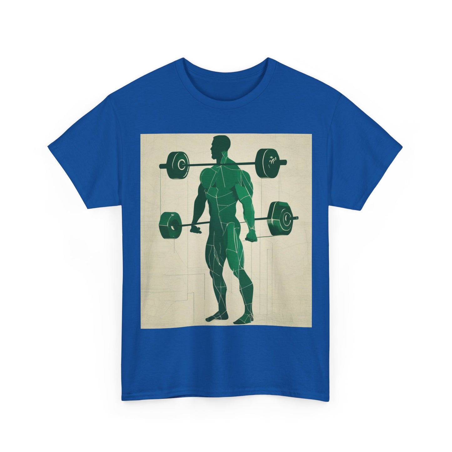 boostlete-boost-mode-scene-deadlift-glitch-blueprint-0044 — Unisex Heavy Cotton Tee (Gildan 5000)