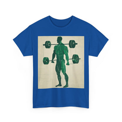 boostlete-boost-mode-scene-deadlift-glitch-blueprint-0044 — Unisex Heavy Cotton Tee (Gildan 5000)