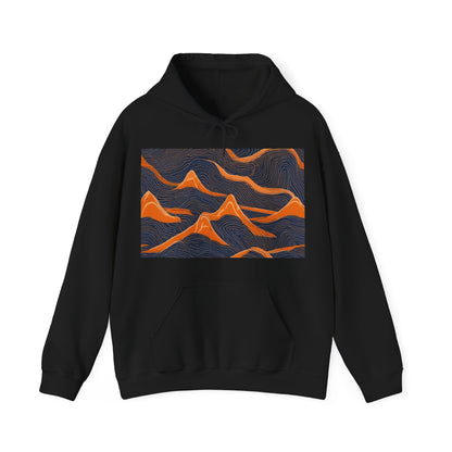 boostlete-boost-mode-pattern-topographic-engraved-0035 — Unisex Heavy Blend Hooded Sweatshirt (Gildan)