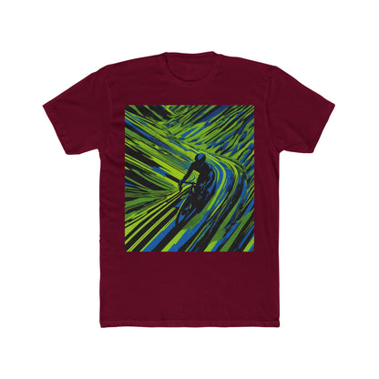 boostlete-am-crew-scene-cyclist-speed-isometric-0064 — Unisex Cotton Crew Tee (NL 3600)