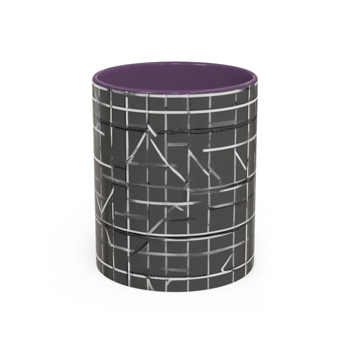 boostlete-rise-grind-pattern-plate-number-monoline-0291 — Accent Mug 11/15oz