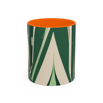 boostlete-quiet-power-icon-water-glitch-retro-0186 — Accent Mug 11oz/15oz