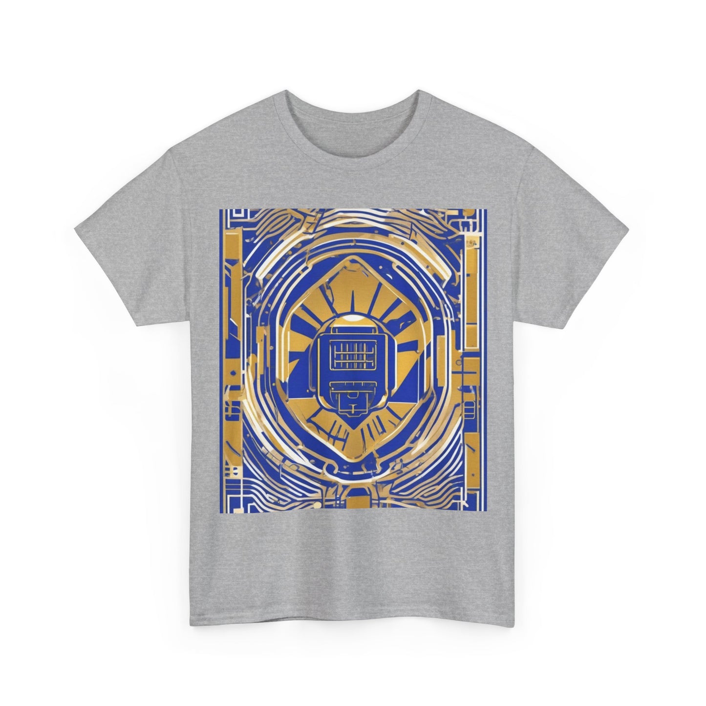 boostlete-mile-by-mile-icon-battery-motion-monoline-0002 — Unisex Heavy Cotton Tee (Gildan 5000)