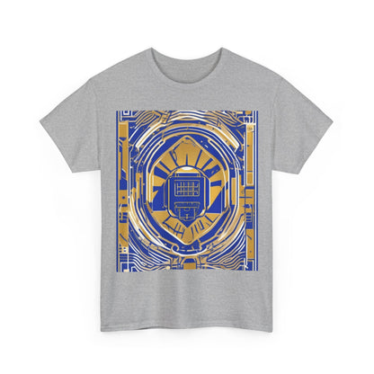 boostlete-mile-by-mile-icon-battery-motion-monoline-0002 — Unisex Heavy Cotton Tee (Gildan 5000)