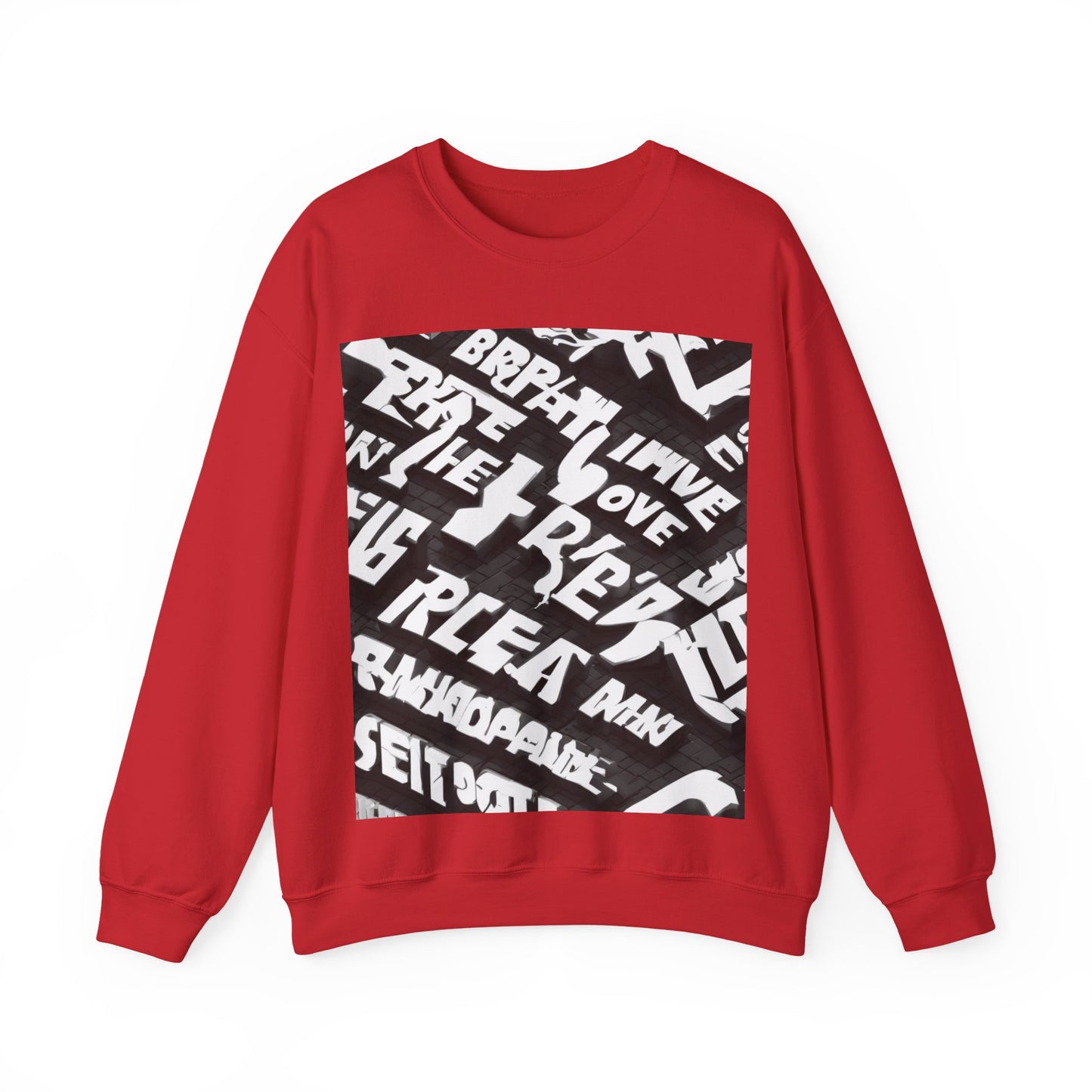 boostlete-pr-season-type-breathe-move-repeat-split-isometric-0017 — Unisex Heavy Blend Crewneck Sweatshirt (Gildan)