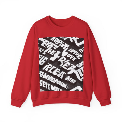boostlete-pr-season-type-breathe-move-repeat-split-isometric-0017 — Unisex Heavy Blend Crewneck Sweatshirt (Gildan)