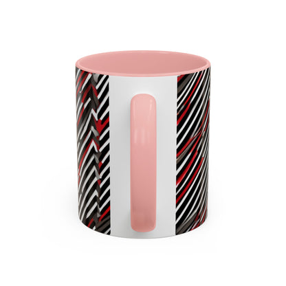 boostlete-field-day-pattern-diagonal-paper-0287 — Accent Mug 11oz/15oz