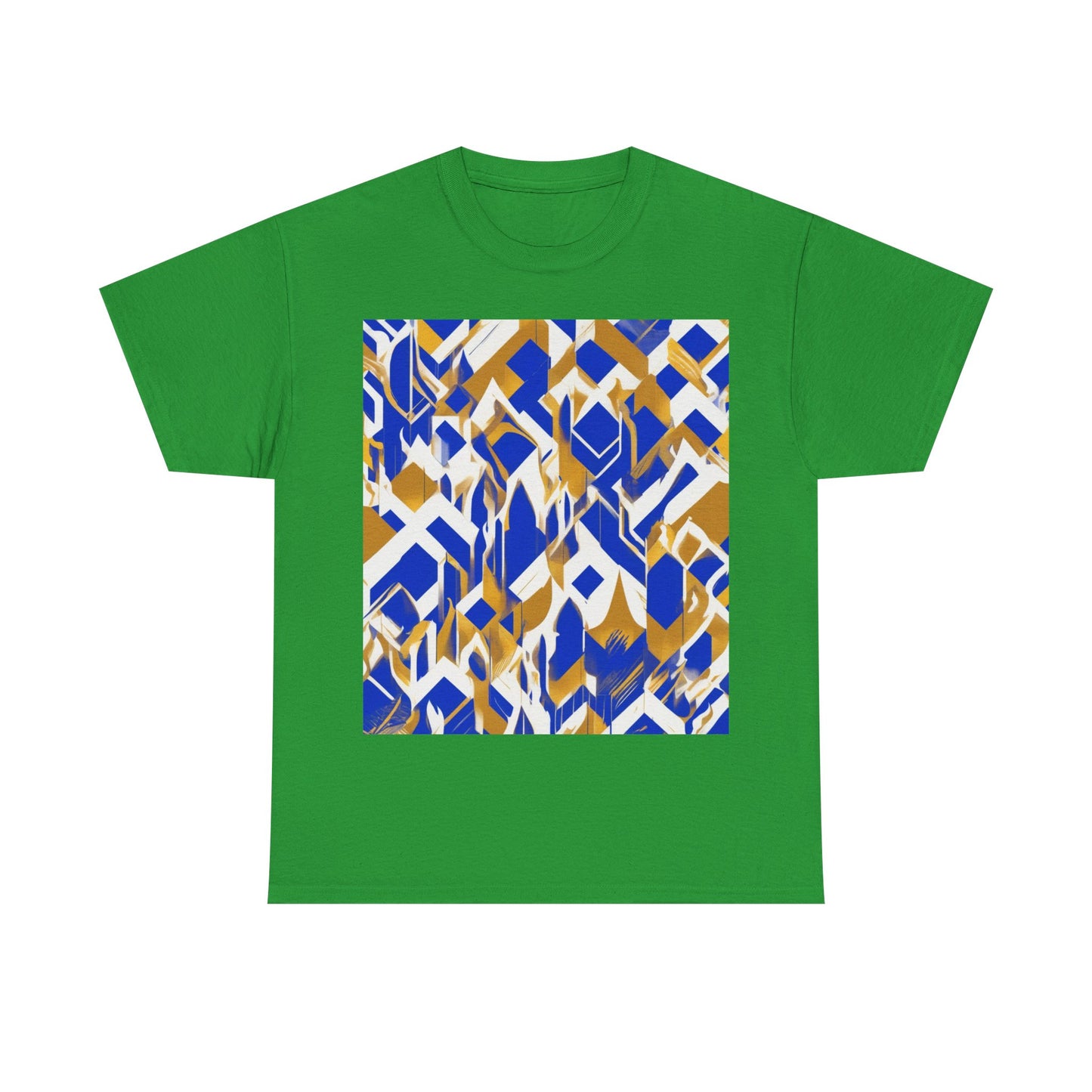 boostlete-field-day-icon-flame-glitch-geometric-0090 — Unisex Heavy Cotton Tee (Gildan 5000)