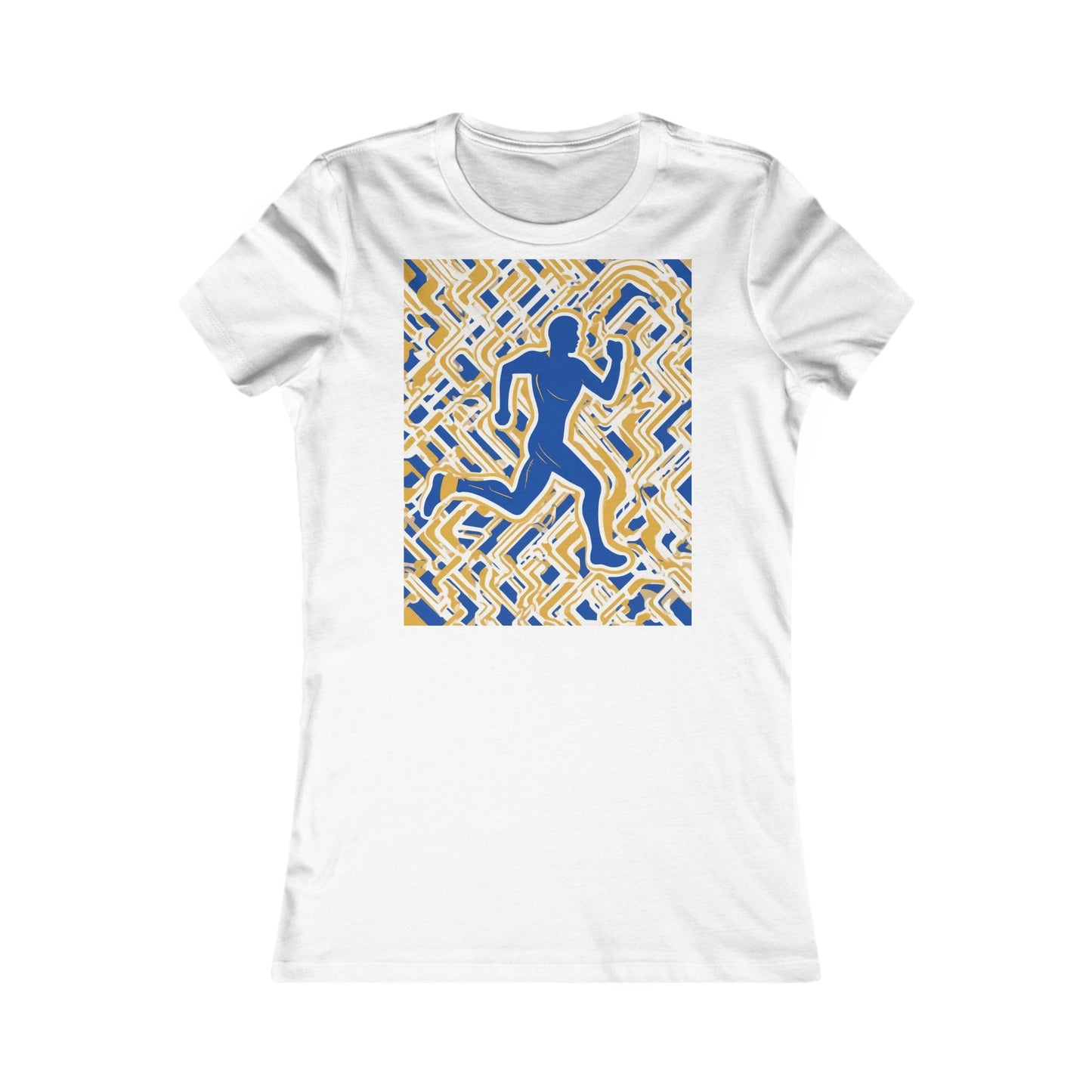 boostlete-pr-season-icon-runner-outline-industrial-0170 — Women's Favorite Tee (B+C 6004)