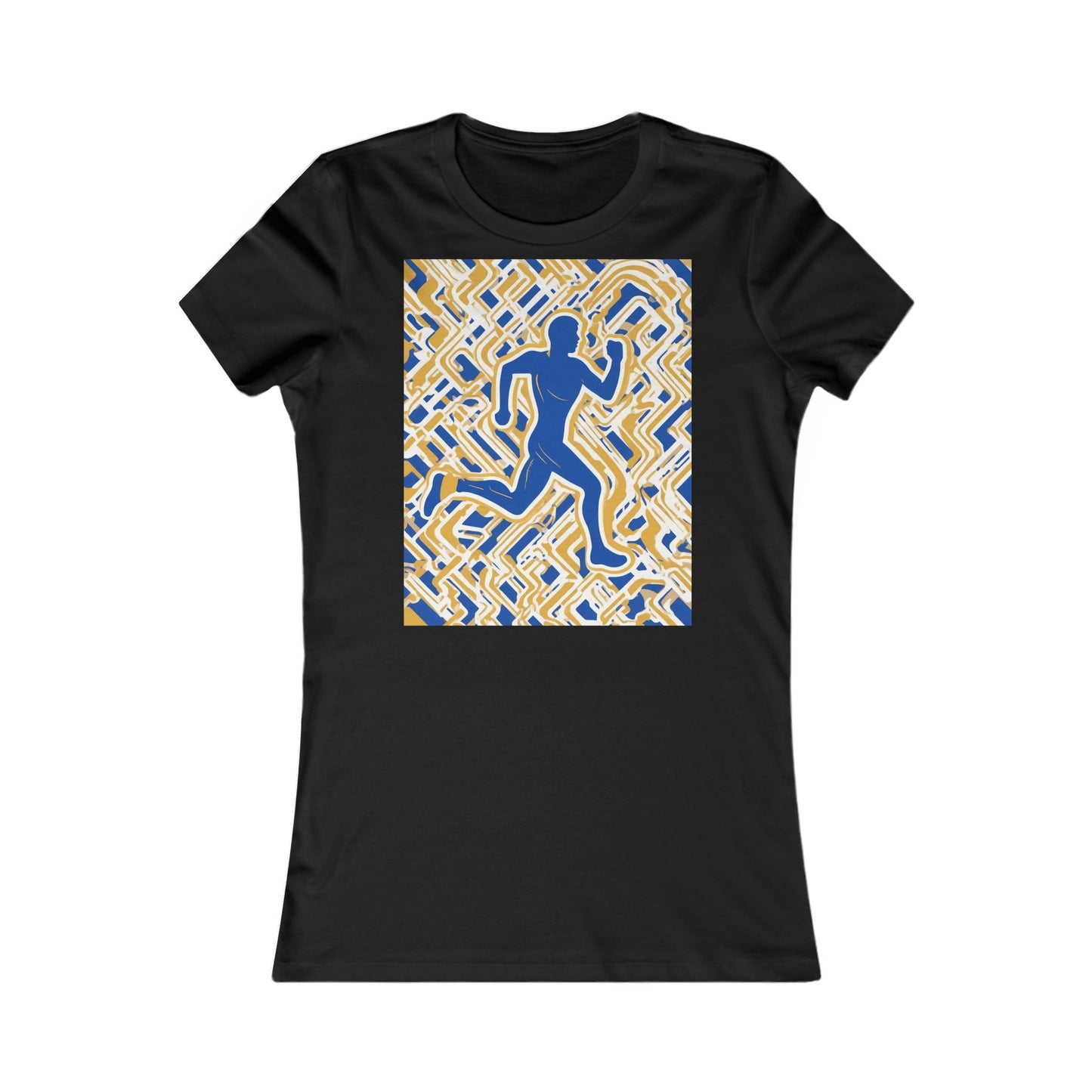 boostlete-pr-season-icon-runner-outline-industrial-0170 — Women's Favorite Tee (B+C 6004)