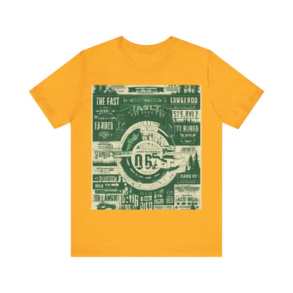 boostlete-mile-by-mile-type-fast-is-earned-big-blueprint-0041 — Unisex Jersey Short Sleeve (B+C 3001)