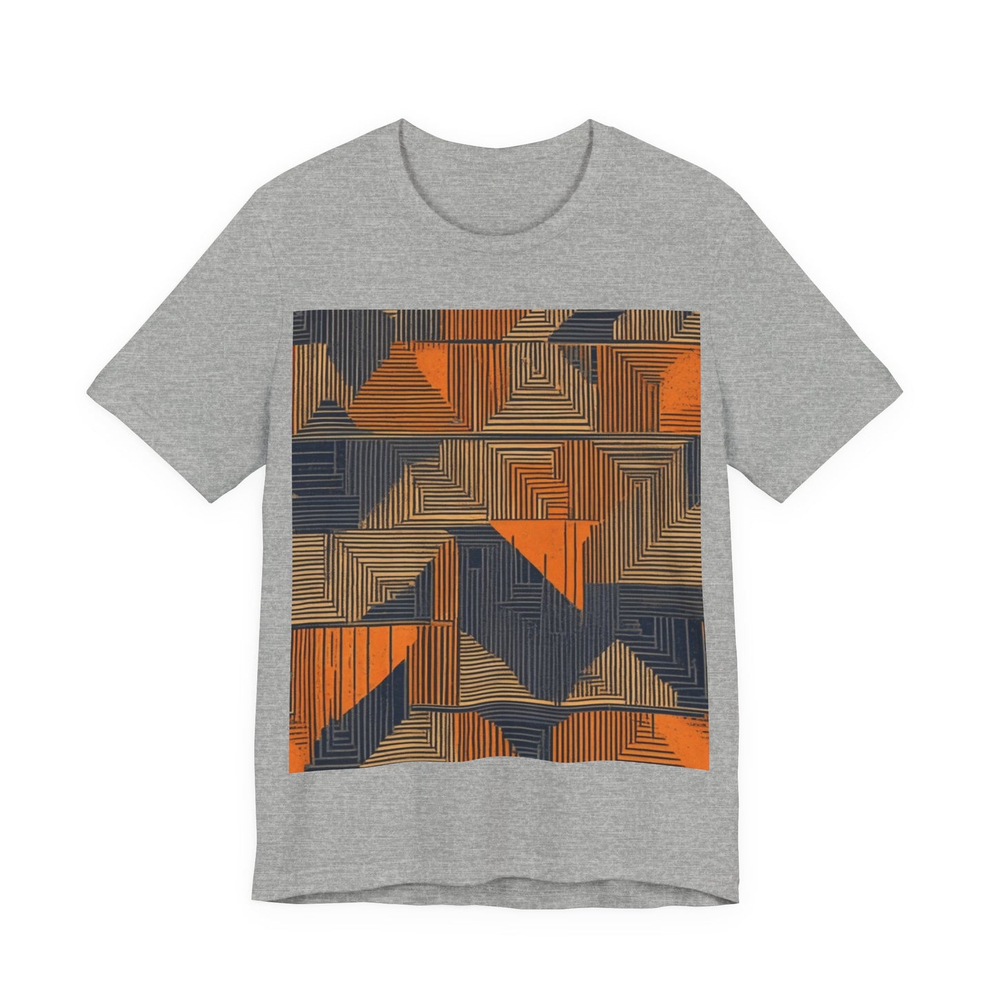 boostlete-field-day-pattern-stair-steps-geometric-0055 — Unisex Jersey Short Sleeve (B+C 3001)
