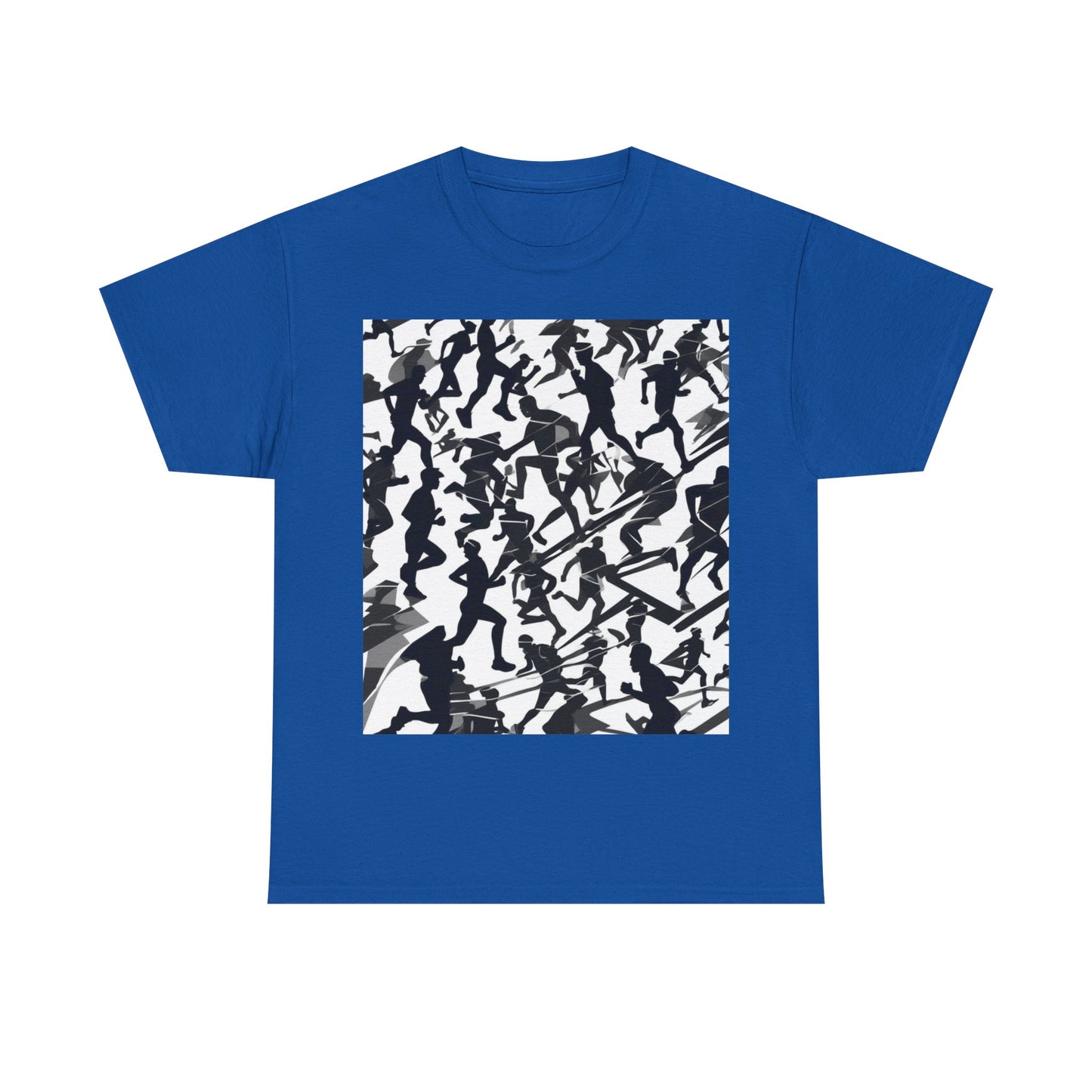 boostlete-field-day-scene-marathoner-motion-paper-0156 — Unisex Heavy Cotton Tee (Gildan 5000)