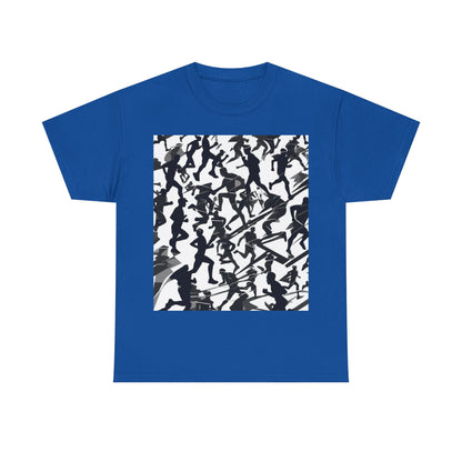 boostlete-field-day-scene-marathoner-motion-paper-0156 — Unisex Heavy Cotton Tee (Gildan 5000)
