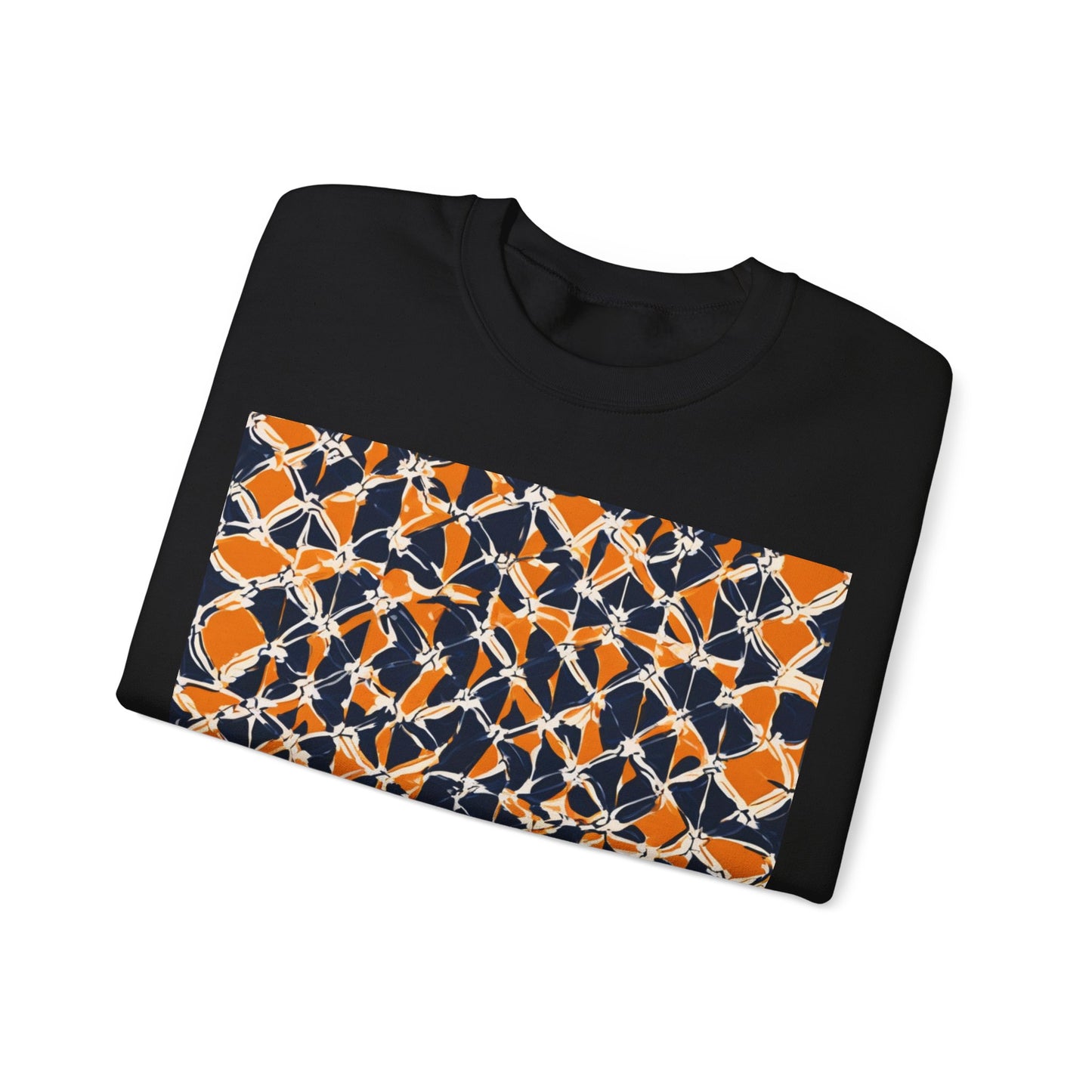 boostlete-headspace-pattern-plate-number-badge-0387 — Unisex Heavy Blend Crewneck (G18000)