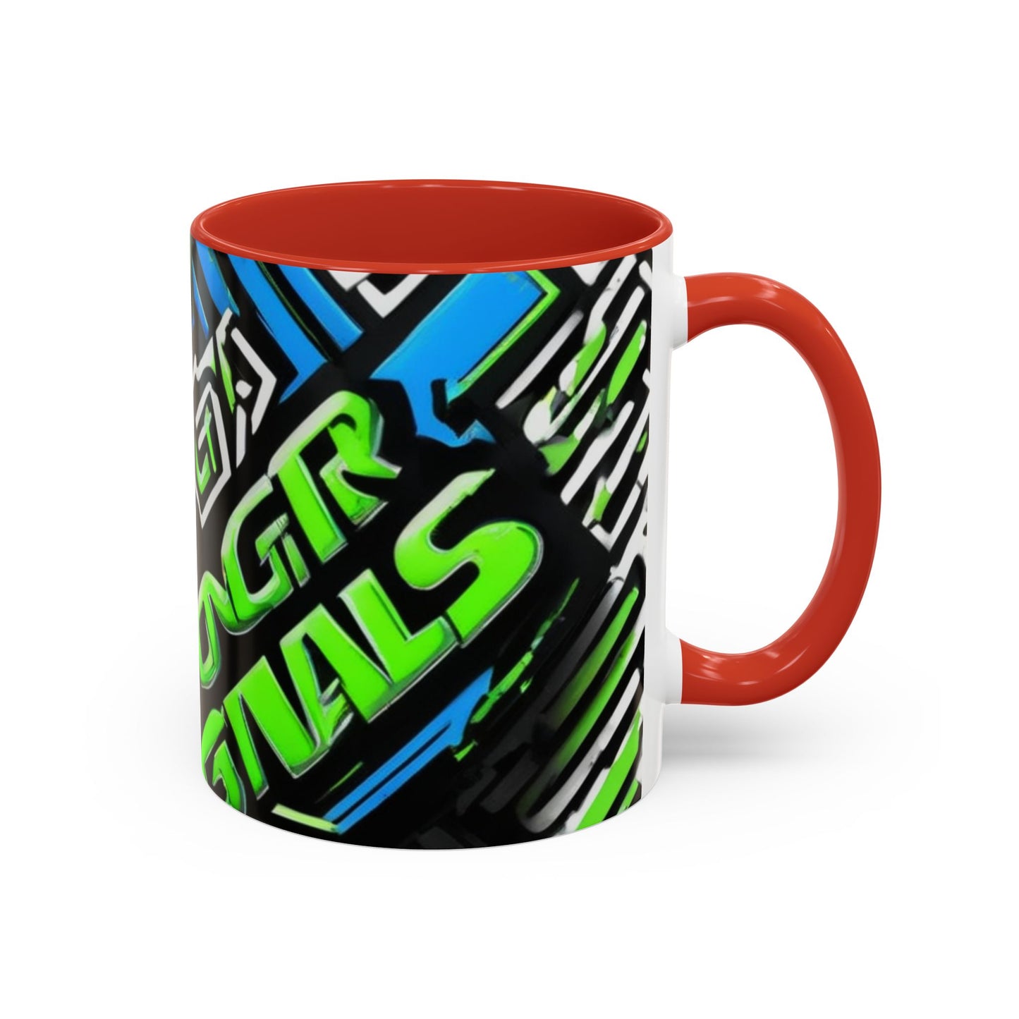 boostlete-am-crew-type-stronger-signals-diagonal-badge-1077 — Accent Mug 11/15oz