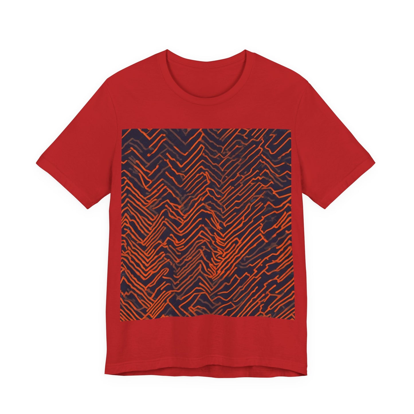 boostlete-field-day-pattern-ekg-modern-0087 — Unisex Jersey Short Sleeve (B+C 3001)