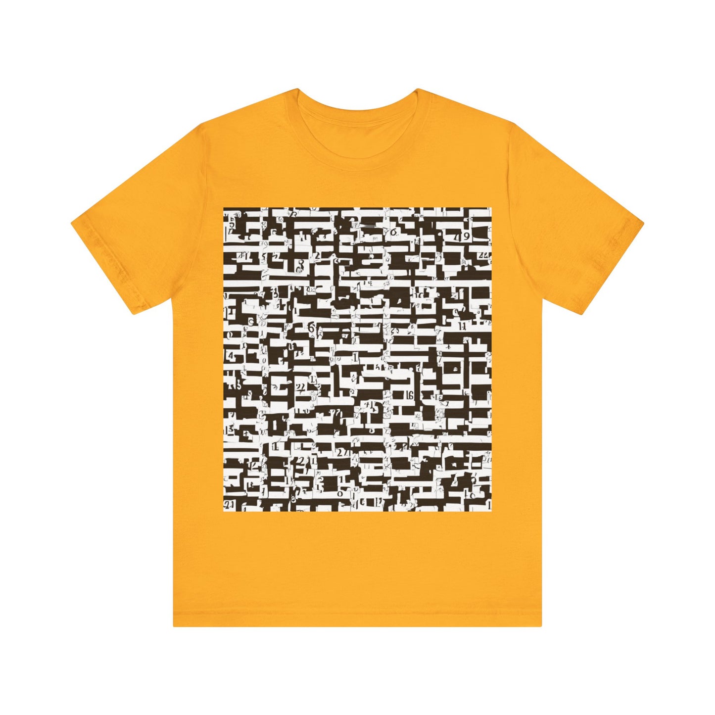 boostlete-iron-intent-pattern-plate-number-badge-0171 — Unisex Jersey Short Sleeve (B+C 3001)