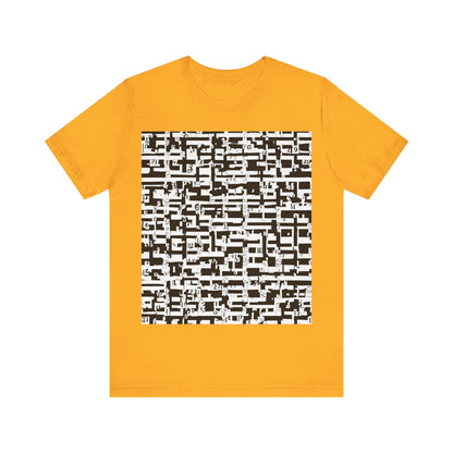 boostlete-iron-intent-pattern-plate-number-badge-0171 — Unisex Jersey Short Sleeve (B+C 3001)