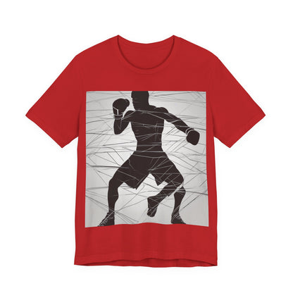 boostlete-mile-by-mile-scene-boxer-motion-geometric-0028 — Unisex Jersey Short Sleeve (B+C 3001)