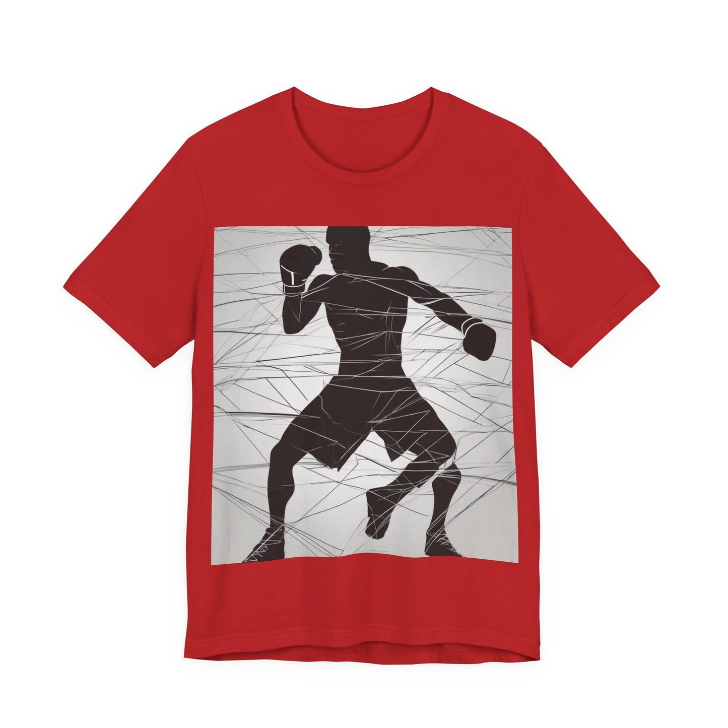 boostlete-mile-by-mile-scene-boxer-motion-geometric-0028 — Unisex Jersey Short Sleeve (B+C 3001)