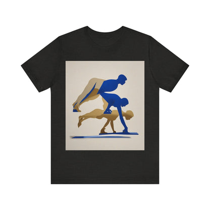 boostlete-mile-by-mile-scene-push-up-duotone-paper-0040 — Unisex Jersey Short Sleeve (B+C 3001)