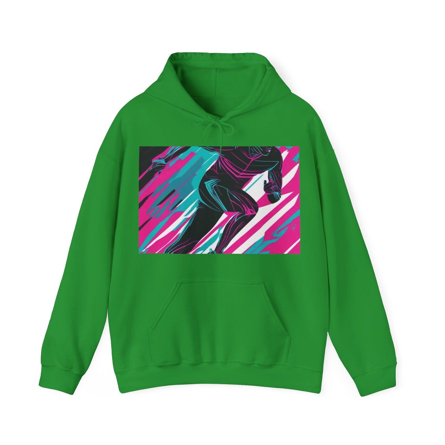 boostlete-mile-by-mile-scene-sprinter-motion-modern-0828 — Unisex Heavy Blend Hoodie (G18500)