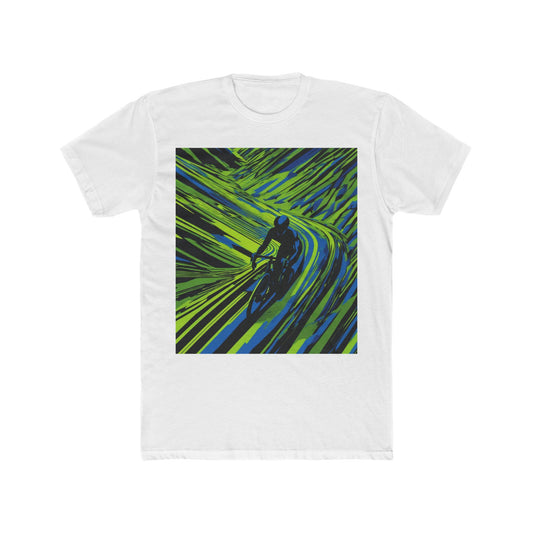 boostlete-am-crew-scene-cyclist-speed-isometric-0064 — Unisex Cotton Crew Tee (NL 3600)