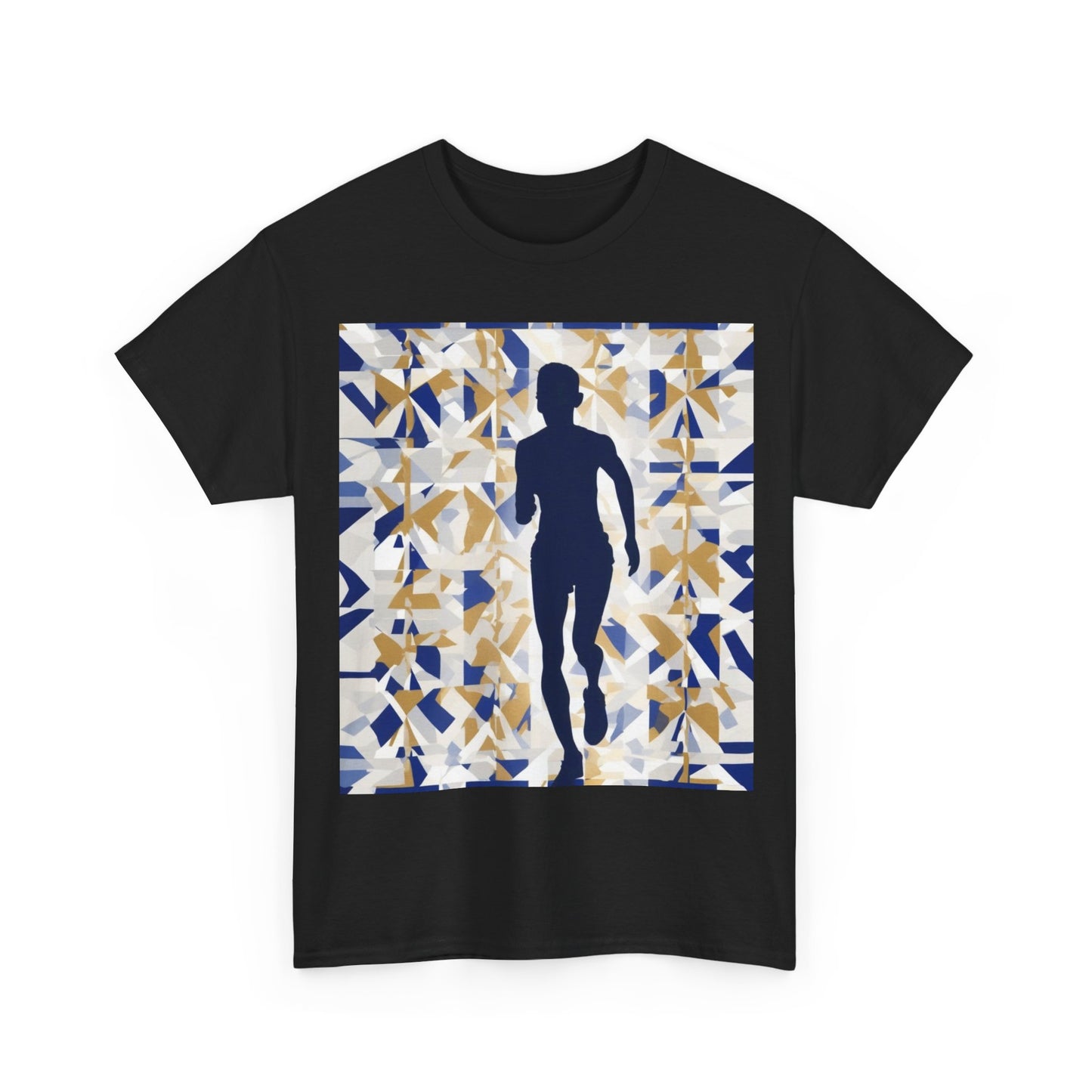 boostlete-recovery-progress-scene-marathoner-matte-geometric-0448 — Unisex Heavy Cotton Tee (Gildan 5000)
