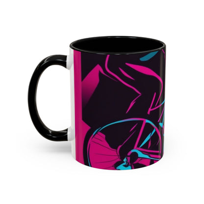 boostlete-rise-grind-scene-cyclist-outline-vector-0868 — Accent Mug 11/15oz